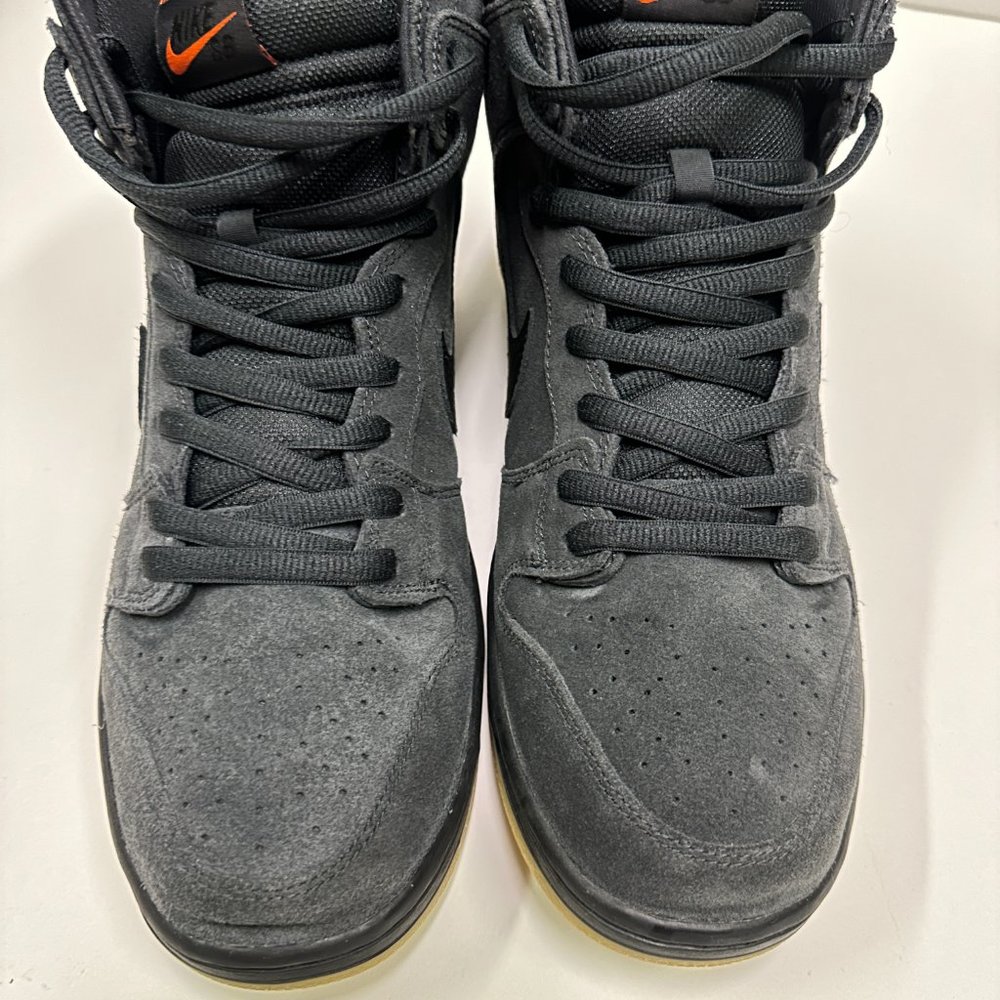 Nike SB Dunk High Pro Orange Label Smoke Grey Men's Size 12